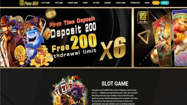 Hakbang 1: Bisitahin ang Peso888 Home Page